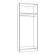 ΝΤΟΥΛΑΠΑ Fylliana Prime 2Κ 18 CASHMERE ΧΡΩΜΑ 80x52x205εκ ΝΤΟΥΛΑΠΑ Fylliana Prime 2Κ 18 CASHMERE ΧΡΩΜΑ 80x52x205εκ