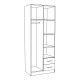 ΝΤΟΥΛΑΠΑ Fylliana Prime 2Κ KF 18 CASHMERE ΧΡΩΜΑ 80x52x205εκ ΝΤΟΥΛΑΠΑ Fylliana Prime 2Κ KF 18 CASHMERE ΧΡΩΜΑ 80x52x205εκ