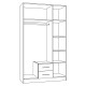 ΝΤΟΥΛΑΠΑ Fylliana Prime 3K2FO 18 CASHMERE ΧΡΩΜΑ 120x54x205εκ ΝΤΟΥΛΑΠΑ Fylliana Prime 3K2FO 18 CASHMERE ΧΡΩΜΑ 120x54x205εκ