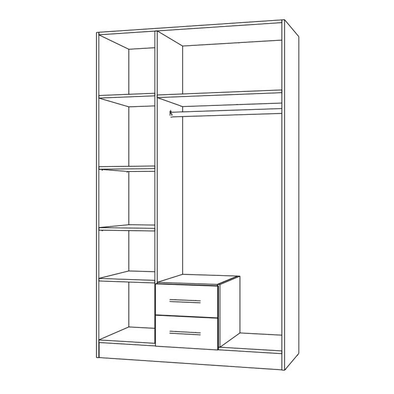ΝΤΟΥΛΑΠΑ Fylliana Prime 3K2FO CASHMERE ΧΡΩΜΑ 120x54x205εκ ΝΤΟΥΛΑΠΑ Fylliana Prime 3K2FO CASHMERE ΧΡΩΜΑ 120x54x205εκ