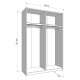 ΝΤΟΥΛΑΠΑ GARD 150 OG h217 ΜΕ ΚΑΘΡΕΦΤΗ CASHMERE ΧΡΩΜΑ 146x61x218εκ ΝΤΟΥΛΑΠΑ GARD 150 OG h217 ΜΕ ΚΑΘΡΕΦΤΗ CASHMERE ΧΡΩΜΑ 146x61x218εκ