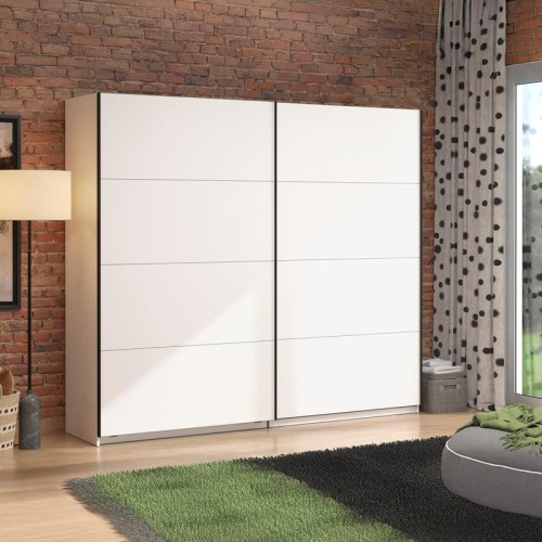 ΝΤΟΥΛΑΠΑ GARD 245 h217 OPAQUE WHITE ΧΡΩΜΑ 245x61x218εκ
