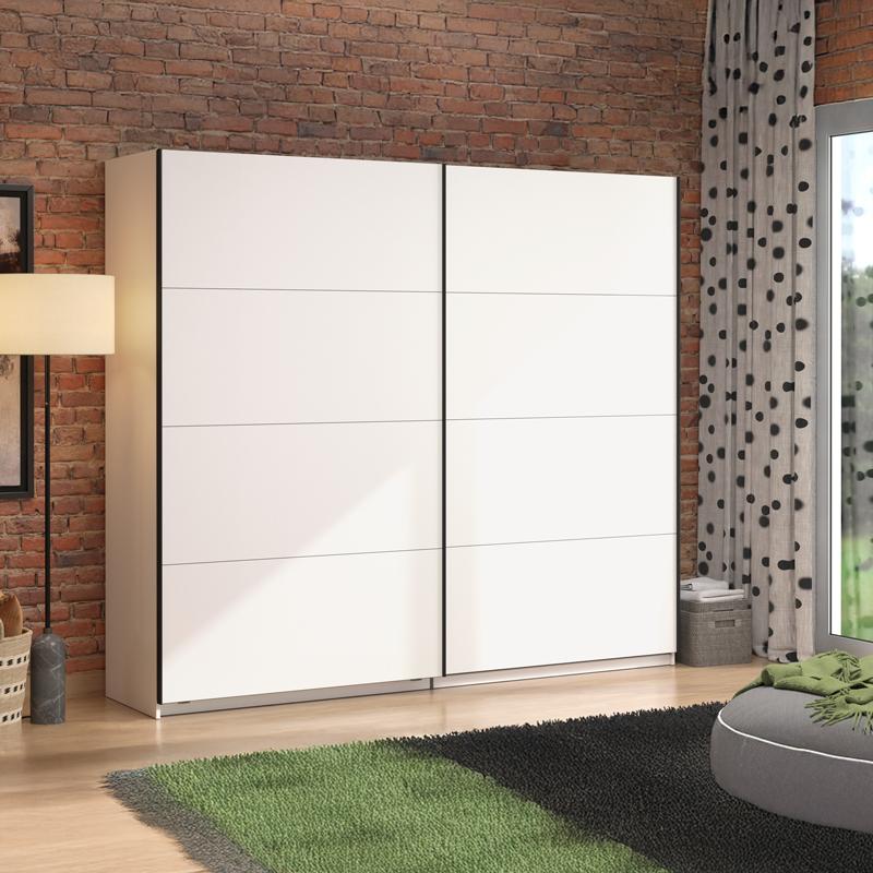 ΝΤΟΥΛΑΠΑ GARD 245 h217 OPAQUE WHITE ΧΡΩΜΑ 245x61x218εκ ΝΤΟΥΛΑΠΑ GARD 245 h217 OPAQUE WHITE ΧΡΩΜΑ 245x61x218εκ