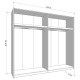 ΝΤΟΥΛΑΠΑ GARD 245 h217 OPAQUE WHITE ΧΡΩΜΑ 245x61x218εκ ΝΤΟΥΛΑΠΑ GARD 245 h217 OPAQUE WHITE ΧΡΩΜΑ 245x61x218εκ