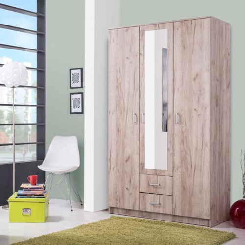 ΝΤΟΥΛΑΠΑ Hana 3Κ2FO GREY OAK 120*52*205