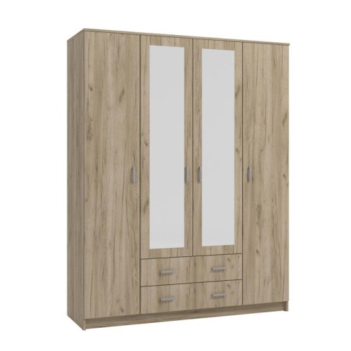 ΝΤΟΥΛΑΠΑ Hana 4Κ2FO GREY OAK 160*52*205