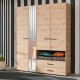 ΝΤΟΥΛΑΠΑ LEON 4K2FO ARTISAN OAK 161*55*205.5