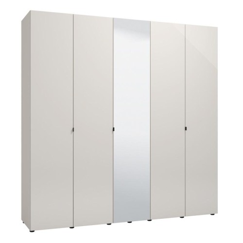 ΝΤΟΥΛΑΠΑ LUCCA 5K1O h227 CASHMERE-ΛΕΥΚΟ ΧΡΩΜΑ 224x57x227εκ