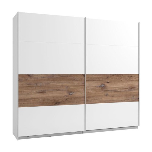 ΝΤΟΥΛΑΠΑ MASILIA 245 H217 ΛΕΥΚΟ-FLAGSTAFF-ΛΕΥΚΟ HIGH GLOSS FOIL 245x61x217εκ