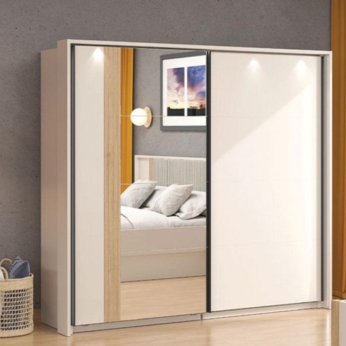 ΝΤΟΥΛΑΠΑ ΜΕ ΚΑΘΡΕΦΤΗ BELFORT 220 CASHMERE-ARTISAN ΧΡΩΜΑ 220x61x205εκ
