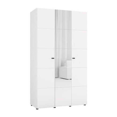ΝΤΟΥΛΑΠΑ ΜΕ ΚΑΘΡΕΦΤΗ SALAMIS 3K1O h207 ΛΕΥΚΟ ΧΡΩΜΑ 117x52x208εκ