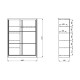 ΝΤΟΥΛΑΠΑ NAVARA 165 GREY OAK 166x60x215,5