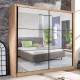 ΝΤΟΥΛΑΠΑ NAVARA ME ΚΑΘΡΕΦΤΗ 215 2 OG ARTISAN OAK 213x60x215,5