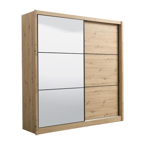 ΝΤΟΥΛΑΠΑ NAVARA ΜΕ ΚΑΘΡΕΦΤΗ 215 OG ARTISAN OAK 213x60x215,5