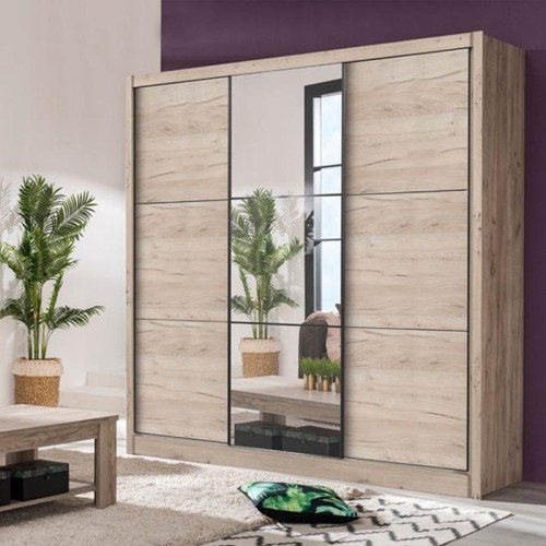 ΝΤΟΥΛΑΠΑ NAVARA ΜΕ ΚΑΘΡΕΦΤΗ 245 OG GREY OAK 242x60x215,5