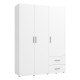 ΝΤΟΥΛΑΠΑ PARNAS 3K2F ΛΕΥΚΟ 149x54x208εκ ΝΤΟΥΛΑΠΑ PARNAS 3K2F ΛΕΥΚΟ 149x54x208εκ