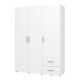 ΝΤΟΥΛΑΠΑ PARNAS 3K2F ΛΕΥΚΟ 149x54x208εκ ΝΤΟΥΛΑΠΑ PARNAS 3K2F ΛΕΥΚΟ 149x54x208εκ