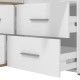 ΝΤΟΥΛΑΠΑ PARNAS 3K2FO III ARTISAN OAK-ΛΕΥΚΟ 149x54x208εκ ΝΤΟΥΛΑΠΑ PARNAS 3K2FO III ARTISAN OAK-ΛΕΥΚΟ 149x54x208εκ