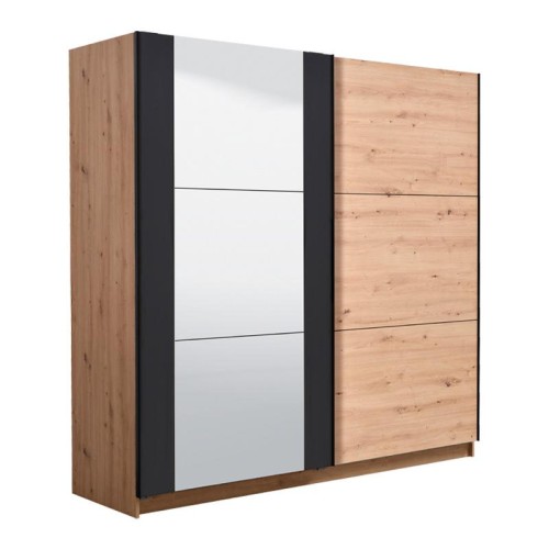 ΝΤΟΥΛΑΠΑ SARDINIA 220 OG ARTISAN OAK / ΜΑΥΡΟ 217*62.5*210 wrd