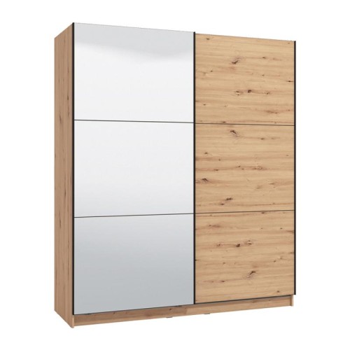 ΝΤΟΥΛΑΠΑ SIERRA 180 ΜΕ ΚΑΘΡΕΦΤΗ ARTISAN OAK 180*62.5*210