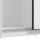 ΝΤΟΥΛΑΠΑ SIERRA 180 OPAQUE WHITE 180x63x210εκ ΝΤΟΥΛΑΠΑ SIERRA 180 OPAQUE WHITE 180x63x210εκ