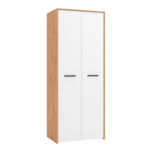 ΝΤΟΥΛΑΠΑ VARADERO 2K ARTISAN OAK-ΛΕΥΚΟ 80,5x53x203,5εκ fld