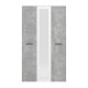 ΝΤΟΥΛΑΠΑ VARADERO 3K1O ΛΕΥΚΟ-CONCRETE 119x53x203,5εκ