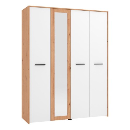 ΝΤΟΥΛΑΠΑ VARADERO 4K1O ARTISAN OAK-ΛΕΥΚΟ-ARTISAN OAK 157,5x53x203,5εκ