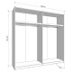 ΝΤΟΥΛΑΠΑ VEYMONT 220 OG h217 ΛΕΥΚΟ ΧΡΩΜΑ 220x61x218εκ ΝΤΟΥΛΑΠΑ VEYMONT 220 OG h217 ΛΕΥΚΟ ΧΡΩΜΑ 220x61x218εκ