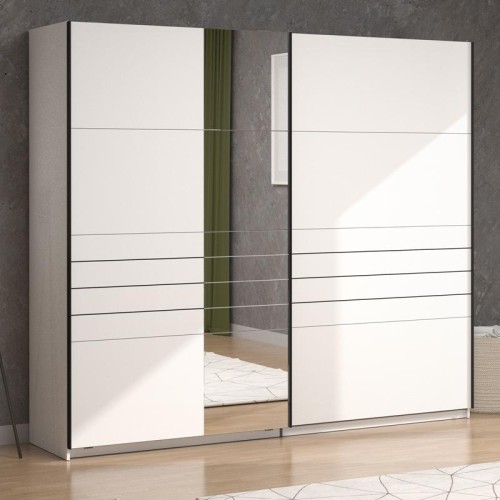 ΝΤΟΥΛΑΠΑ VEYMONT 245 OG h217 ΛΕΥΚΟ ΧΡΩΜΑ 245x61x218εκ