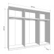 ΝΤΟΥΛΑΠΑ VEYMONT 270 OG h217 CASHMERE ΧΡΩΜΑ 267x61x218εκ ΝΤΟΥΛΑΠΑ VEYMONT 270 OG h217 CASHMERE ΧΡΩΜΑ 267x61x218εκ