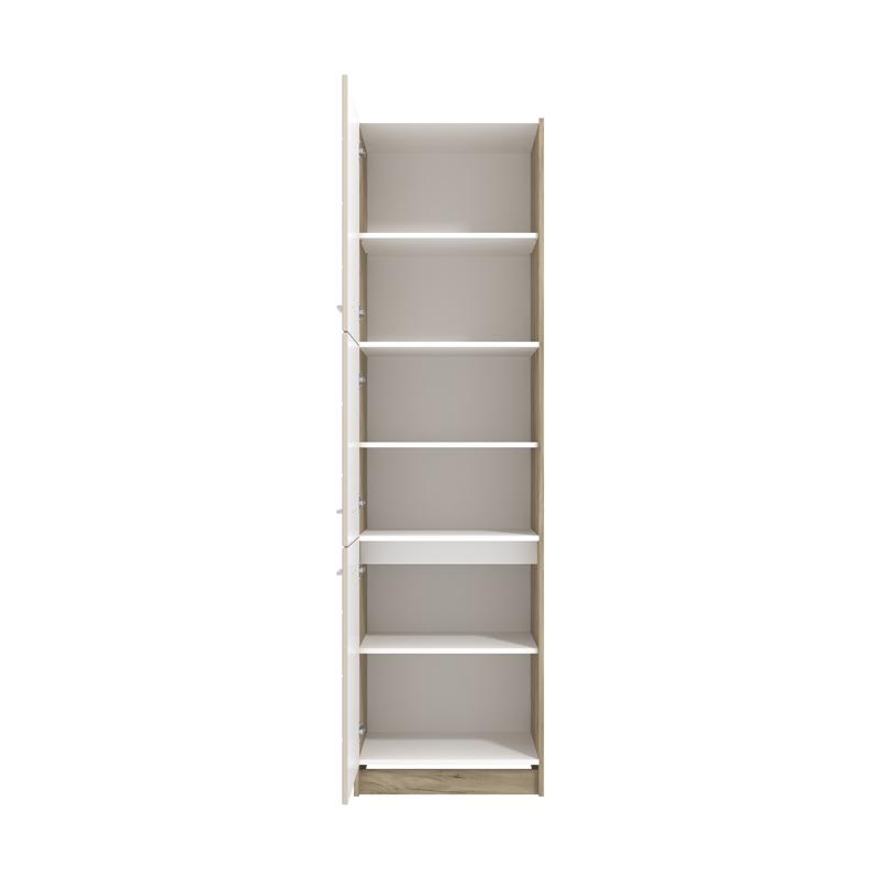 ΝΤΟΥΛΑΠΙ ΚΟΥΖΙΝΑΣ DIANA BD 60 GREY OAK-SAND ΓΥΑΛΙΣΤΕΡΟ FOIL 60x58x215εκ