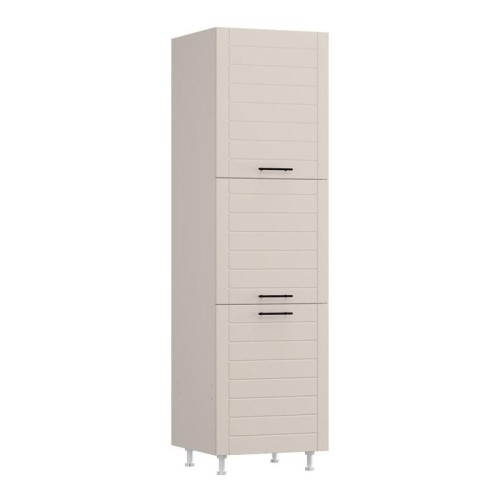 ΝΤΟΥΛΑΠΙ ΚΟΥΖΙΝΑΣ DRINA BD60 UR ΛΕΥΚΟ-SAND HIGH GLOSS ΧΡΩΜΑ 60x58x214εκ