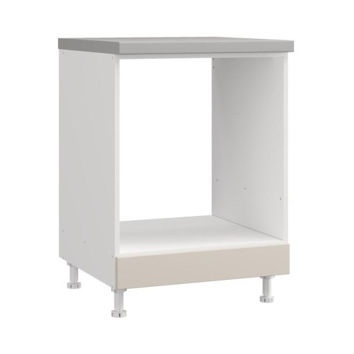ΝΤΟΥΛΑΠΙ ΚΟΥΖΙΝΑΣ DRINA D60 UR ΛΕΥΚΟ-SAND HIGH GLOSS ΧΡΩΜΑ 60x55x82εκ
