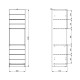 ΝΤΟΥΛΑΠΙ ΚΟΥΖΙΝΑΣ UNA BD60 UR ΛΕΥΚΟ-ΛΕΥΚΟ HIGH GLOSS ΧΡΩΜΑ 60x58x214εκ ΝΤΟΥΛΑΠΙ ΚΟΥΖΙΝΑΣ UNA BD60 UR ΛΕΥΚΟ-ΛΕΥΚΟ HIGH GLOSS ΧΡΩΜΑ 60x58x214εκ