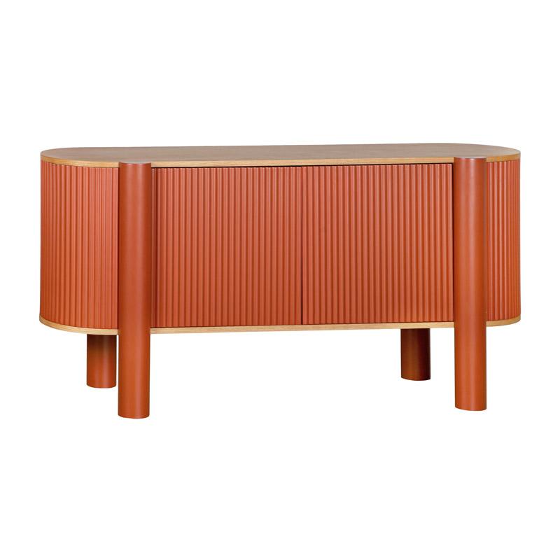 ΟΒΑΛ ΜΠΟΥΦΕΣ Fylliana Elington ΦΥΣΙΚΟ-ΠΟΡΤΟΚΑΛΙ 160x40x80εκ ΟΒΑΛ ΜΠΟΥΦΕΣ Fylliana Elington ΦΥΣΙΚΟ-ΠΟΡΤΟΚΑΛΙ 160x40x80εκ