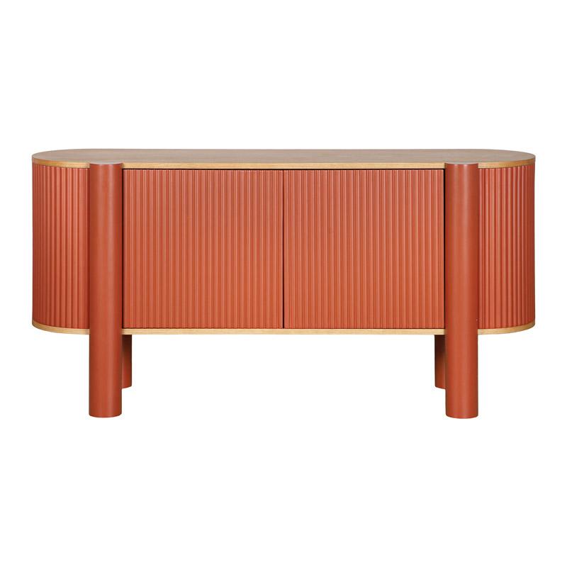 ΟΒΑΛ ΜΠΟΥΦΕΣ Fylliana Elington ΦΥΣΙΚΟ-ΠΟΡΤΟΚΑΛΙ 160x40x80εκ ΟΒΑΛ ΜΠΟΥΦΕΣ Fylliana Elington ΦΥΣΙΚΟ-ΠΟΡΤΟΚΑΛΙ 160x40x80εκ