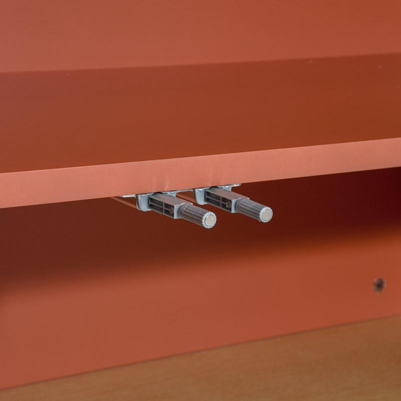 ΟΒΑΛ ΜΠΟΥΦΕΣ Fylliana Elington ΦΥΣΙΚΟ-ΠΟΡΤΟΚΑΛΙ 160x40x80εκ ΟΒΑΛ ΜΠΟΥΦΕΣ Fylliana Elington ΦΥΣΙΚΟ-ΠΟΡΤΟΚΑΛΙ 160x40x80εκ