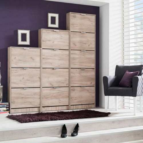 ΠΑΠΟΥΤΣΟΘΗΚΗ Hugo 23 Grey Oak 67x28x119εκ