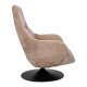 ΠΕΡΙΣΤΡΕΦΟΜΕΝΗ ΠΟΛΥΘΡΟΝΑ Fylliana " Cosmo " CAMEL ΧΡΩΜΑ 88x74x97εκ
