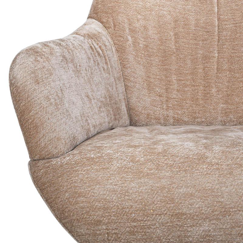 ΠΕΡΙΣΤΡΕΦΟΜΕΝΗ ΠΟΛΥΘΡΟΝΑ Fylliana " Cosmo " CAMEL ΧΡΩΜΑ 88x74x97εκ
