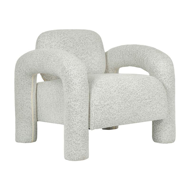 ΠΟΛΥΘΡΟΝΑ Fylliana Snug Lounge ΚΡΕΜ ΧΡΩΜΑ ΥΦΑΣΜΑΤΟΣ 75x85x80εκ
