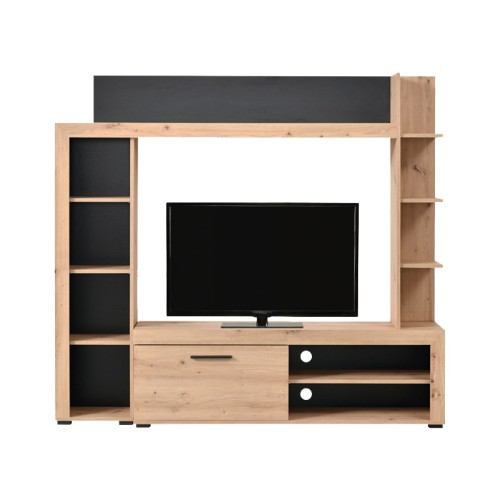 ΚΕΝΤΡΟ ΨΥΧΑΓΩΓΙΑΣ RUBI ARTISAN / ΜΑΥΡΟ 172.5*33*157.5