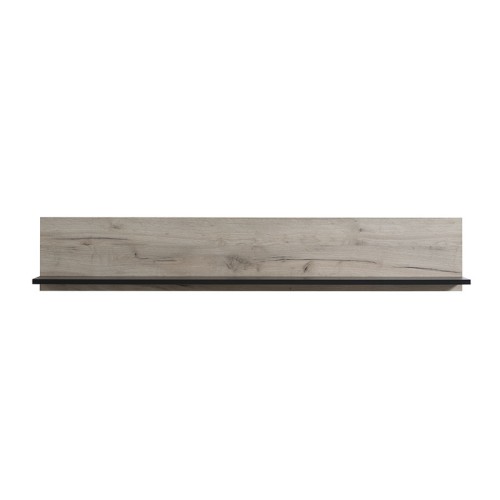 ΡΑΦΙ ΤΟΙΧΟΥ UMBRIA ZP GREY OAK-ΜΑΥΡΟ 138*19.5*24