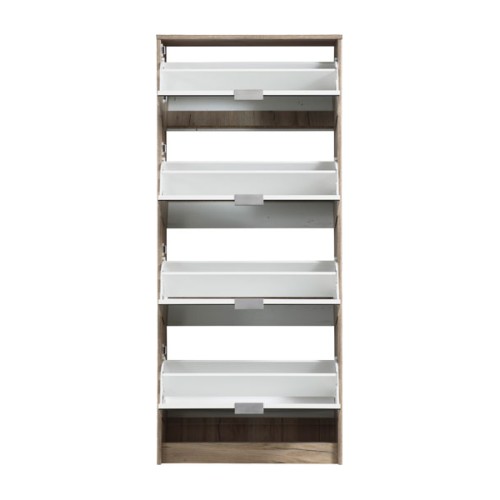 ΠΑΠΟΥΤΣΟΘΗΚΗ Hugo 24 Grey Oak ΜΕ ΚΑΘΡΕΦΤΗ 67*28*155
