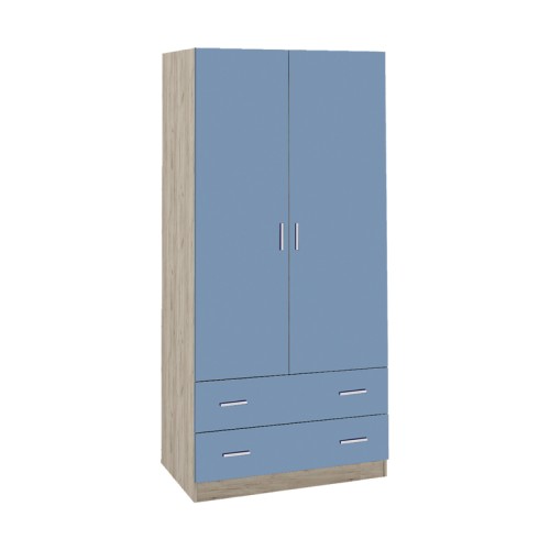 ΝΤΟΥΛΑΠΑ Smile GREY OAK - ΜΠΛΕ 80*50*180
