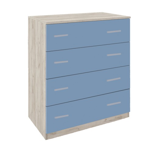 ΣΥΡΤΑΡΙΕΡΑ Smile GREY OAK - ΜΠΛΕ 80*45*90