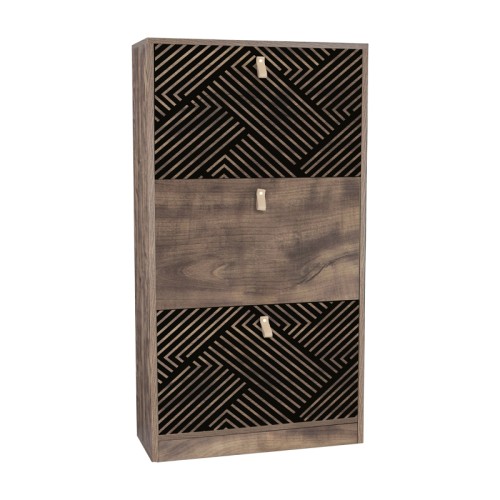 ΠΑΠΟΥΤΣΟΘΗΚΗ 1873 ΜΕ 3 ΜΑΥΡΗ GREY OAK-ΜΑΥΡΗ  60*23.5*110