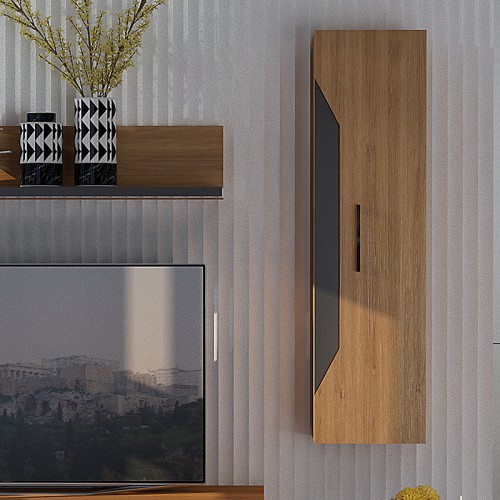 ΒΙΤΡΙΝΑ Fylliana Jakarta ΜΕ ΚΑΠΛΑΜΑ ΔΡΥΟΣ ΡΟΥΣΤΙΚ 35*32*130