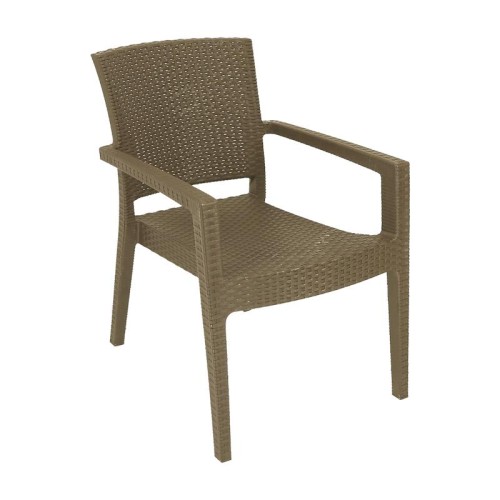 ΚΑΡΕΚΛΑ ΕΞΟΧΗΣ Fylliana "ZEUS" ΜΠΕΖ ΧΡΩΜΑ 58x57x88εκ